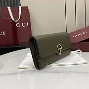 Gucci Softbit Continental Wallet Green - 19x10x3.5cm - 4