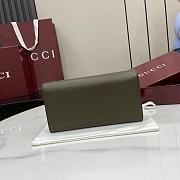 Gucci Softbit Continental Wallet Green - 19x10x3.5cm - 3