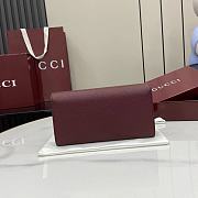 Gucci Softbit Continental Wallet Red - 19x10x3.5cm - 5