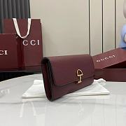Gucci Softbit Continental Wallet Red - 19x10x3.5cm - 4