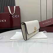 Gucci Softbit Continental Wallet White - 19x10x3.5cm - 4
