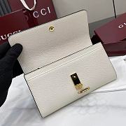 Gucci Softbit Continental Wallet White - 19x10x3.5cm - 2