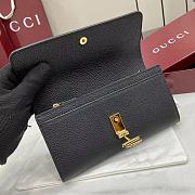 Gucci Softbit Continental Wallet Black - 19x10x3.5cm - 2