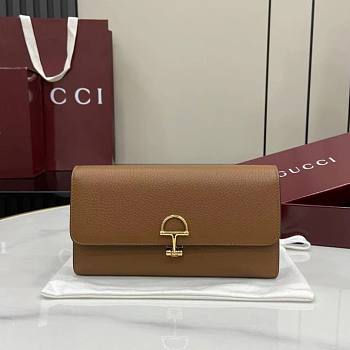 Gucci Softbit Continental Wallet Brown - 19x10x3.5cm