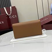 Gucci Softbit Continental Wallet Brown - 19x10x3.5cm - 5