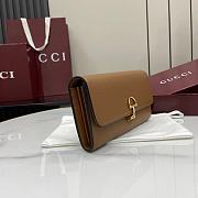 Gucci Softbit Continental Wallet Brown - 19x10x3.5cm - 4