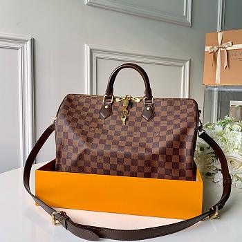 LV Speedy Bandouliere 35 Damier Ebene Canvas N40591 - 35x23x18cm