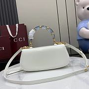 Gucci Bamboo Diva Medium Bag White - 26.6x13x8cm - 3