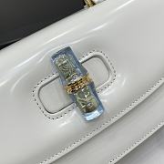 Gucci Bamboo Diva Medium Bag White - 26.6x13x8cm - 2