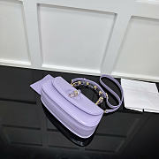 Gucci Bamboo Diva Medium Bag Purple - 26.6x13x8cm - 3