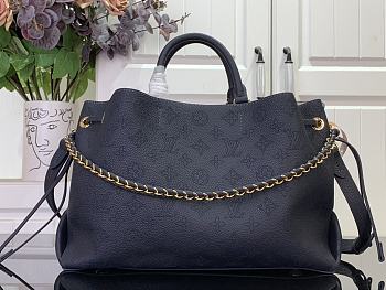 LV Bella Tote Mahina Leather Navy M14316 - 32x23x13cm