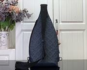 LV Duo Slingbag Monogram Shadow Leather Navy M24467 - 20x42x6cm - 5