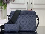 LV Trio Messenger Monogram Shadow Navy M14785 - 18.5x7x25cm - 1