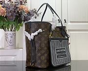 LV Neverfull Inside Out MM Reversible Tote Bag Navy M14994 - 32x27x14 - 5