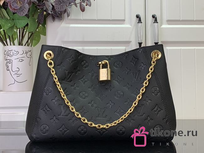 LV Anytime PM Monogram Empreinte Leather Black M14414 - 34x20x13cm - 1
