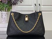 LV Anytime PM Monogram Empreinte Leather Black M14414 - 34x20x13cm - 1