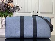 LV Keepall Bandouliere 50 Monogram Heritage Blue M14837 - 50x29x23cm - 2