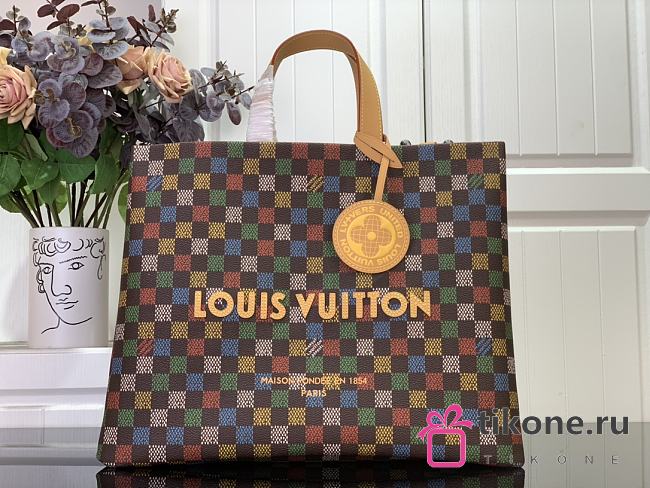 LV Shopper Tote MM Damier Ebene Canvas N00192 - 40x32x16cm - 1