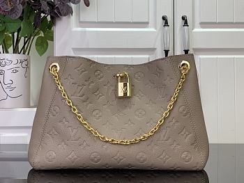 LV Anytime PM Monogram Empreinte Leather Sand M14659 - 34x20x13cm