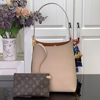 LV Low Key Hobo PM Bag Walnut M14265 - 24x28x16cm