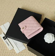 Chanel Caviar Quilted Passport Holder Light Pink - 14x10.5x2cm - 6