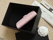 Chanel Caviar Quilted Passport Holder Light Pink - 14x10.5x2cm - 5