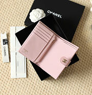 Chanel Caviar Quilted Passport Holder Light Pink - 14x10.5x2cm - 4
