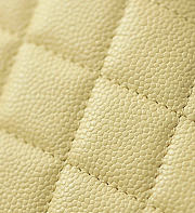Chanel Caviar Quilted Passport Holder Light Yellow - 14x10.5x2cm - 2