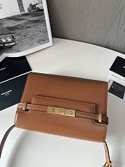 YSL Small Manhattan Shoulder Bag Brown - 24cm - 6