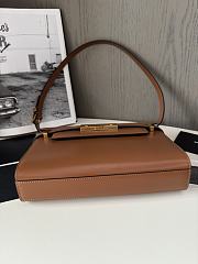 YSL Small Manhattan Shoulder Bag Brown - 24cm - 5