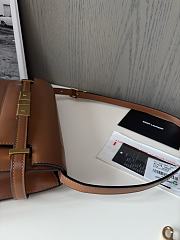 YSL Small Manhattan Shoulder Bag Brown - 24cm - 3