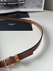 YSL Small Manhattan Shoulder Bag Brown - 24cm - 2