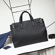 Medium Dior Normandie Tote Bag Black Dior Icons Calfskin - 42x27.5x17cm - 6