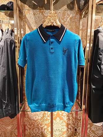 Dolce&Gabbana Polo Shirt Blue 18055