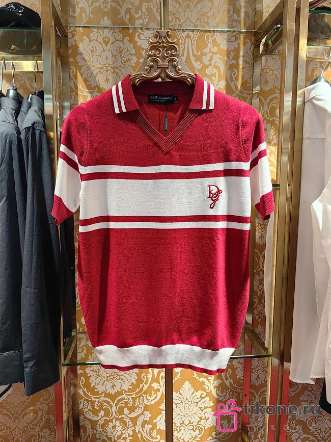 Dolce&Gabbana Polo Shirt Red 18060 - 1