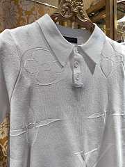 LV Polo Shirt White 18061 - 5