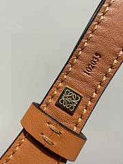 Loewe Braided Leather Bag Strap Brown - 3
