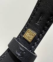 Loewe Braided Leather Bag Strap Black - 5