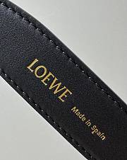 Loewe Braided Leather Bag Strap Black - 4