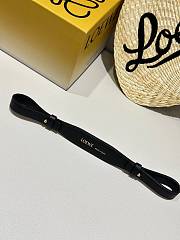 Loewe Braided Leather Bag Strap Black - 2