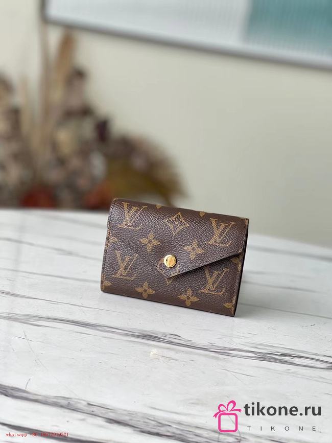 LV Victorine Wallet Monogram Brown M62472 - 12x9.5x2.5cm - 1
