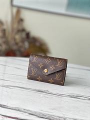 LV Victorine Wallet Monogram Brown M62472 - 12x9.5x2.5cm - 1