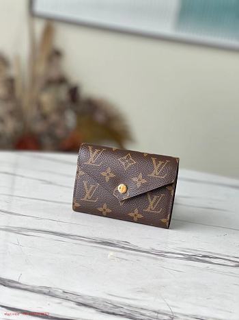 LV Victorine Wallet Monogram Brown M62472 - 12x9.5x2.5cm