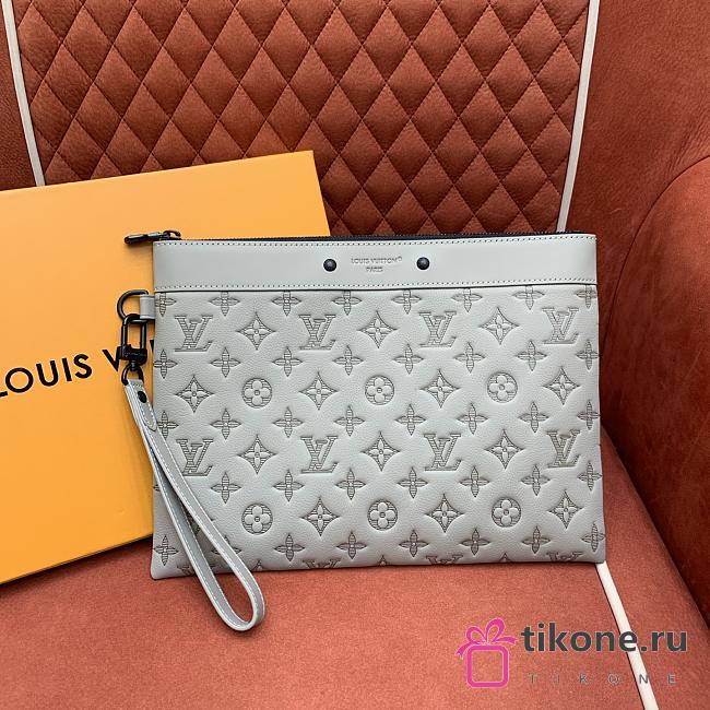 LV Pochette To Go Monogram Shadow Gray M14914 - 30x21.5x1cm - 1