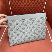 LV Pochette To Go Monogram Shadow Gray M14914 - 30x21.5x1cm - 5