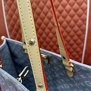 LV OnTheGo MM Monogram Denim Washed Gray M13189 - 35x27x14cm - 3