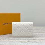 LV Rosalie Coin Purse Monogram Empreinte White - 11x2.5x8cm - 5