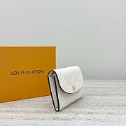 LV Rosalie Coin Purse Monogram Empreinte White - 11x2.5x8cm - 4