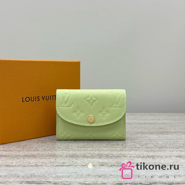 LV Rosalie Coin Purse Monogram Empreinte Light Green - 11x2.5x8cm - 1