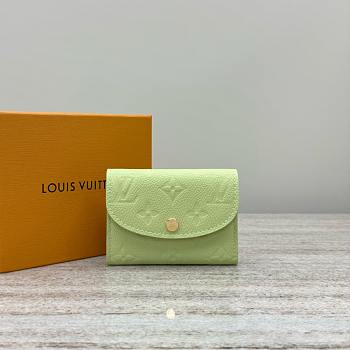 LV Rosalie Coin Purse Monogram Empreinte Light Green - 11x2.5x8cm